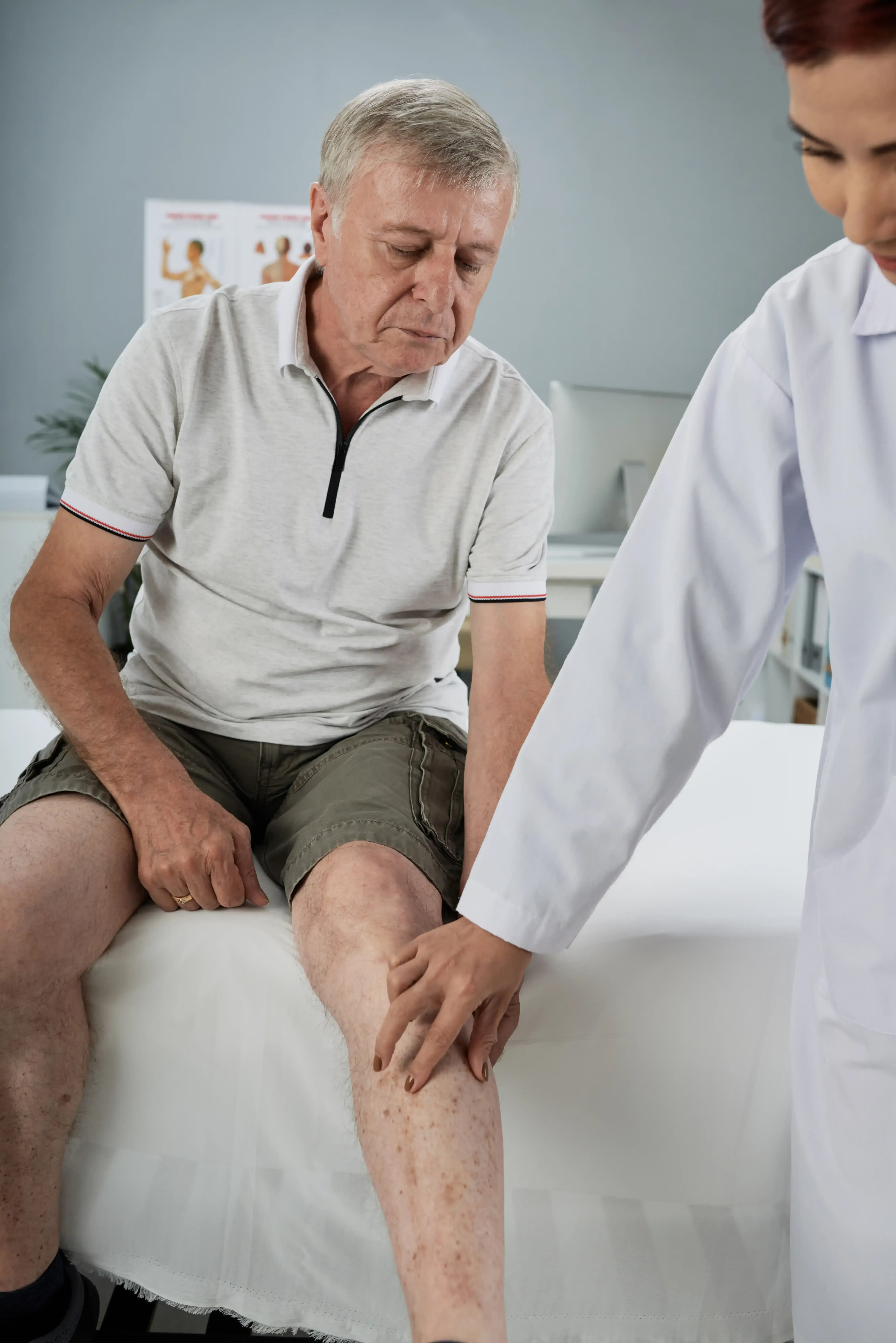 Confident knee replacement candidate at Emerald Coast Ortho Fort Walton Beach